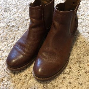 Sofft Wesley brown leather Chelsea boots